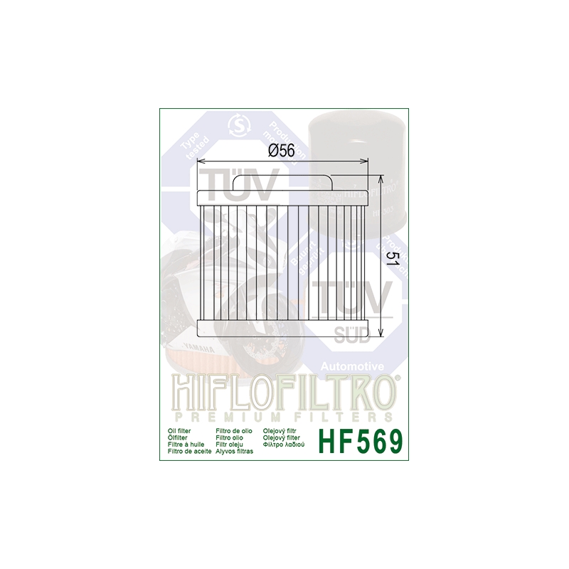 Oil filter HIFLOFILTRO
