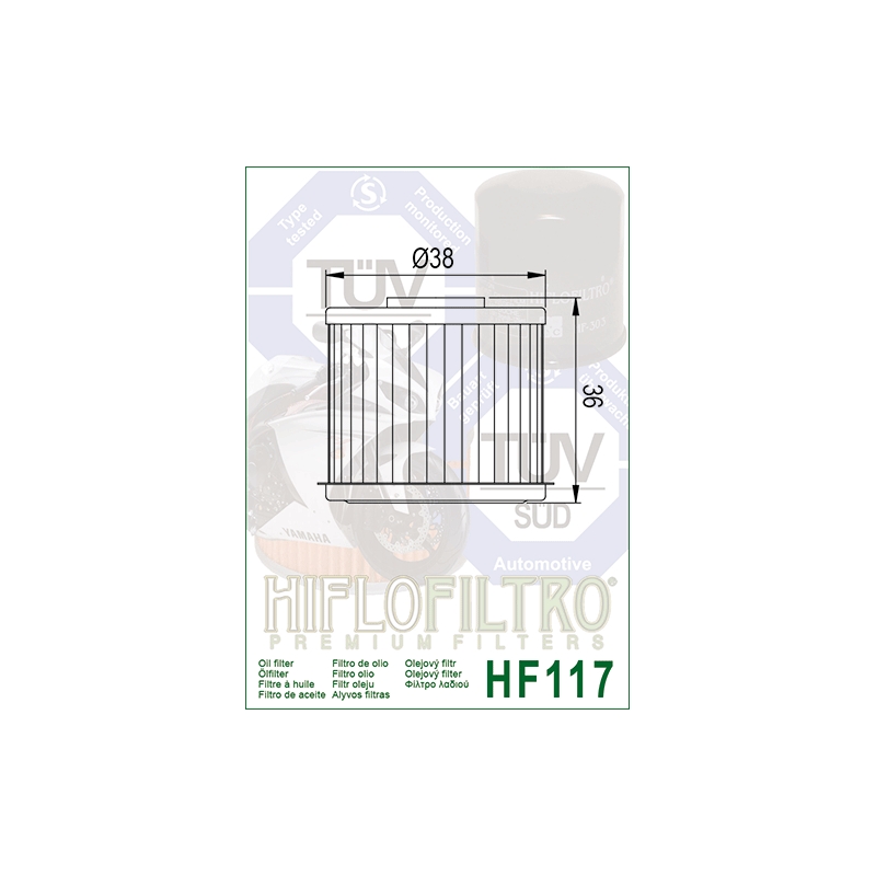 Oil filter HIFLOFILTRO