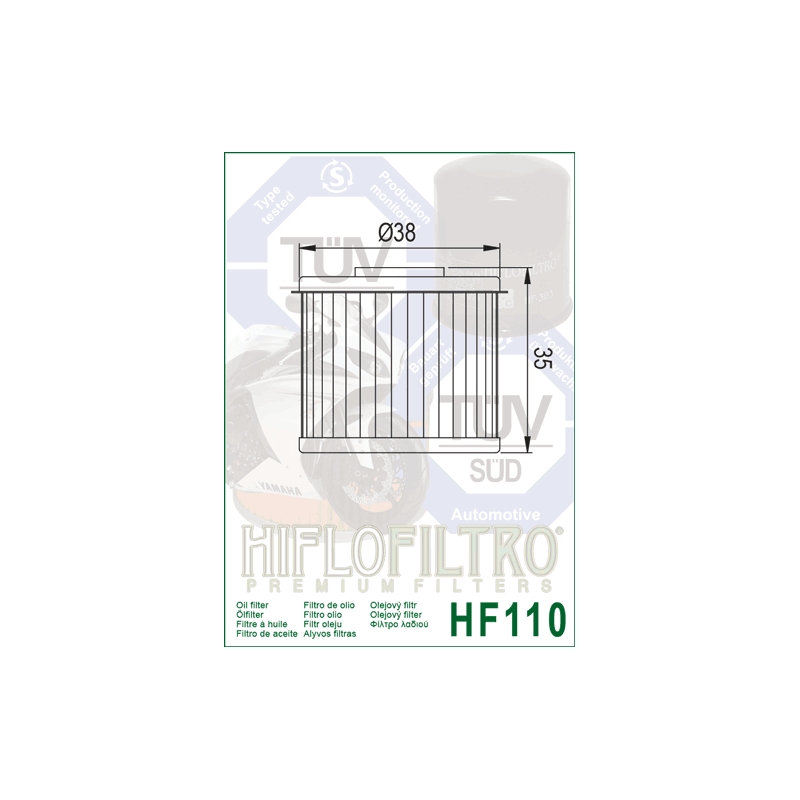 Oil filter HIFLOFILTRO