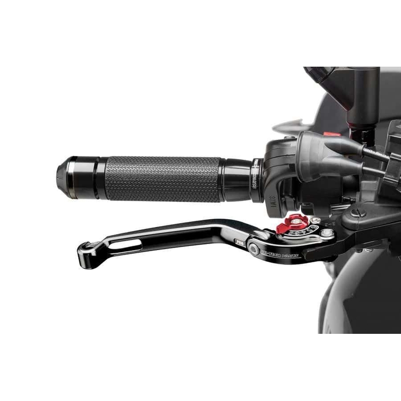 Brake lever without adapter PUIG foldable black/red