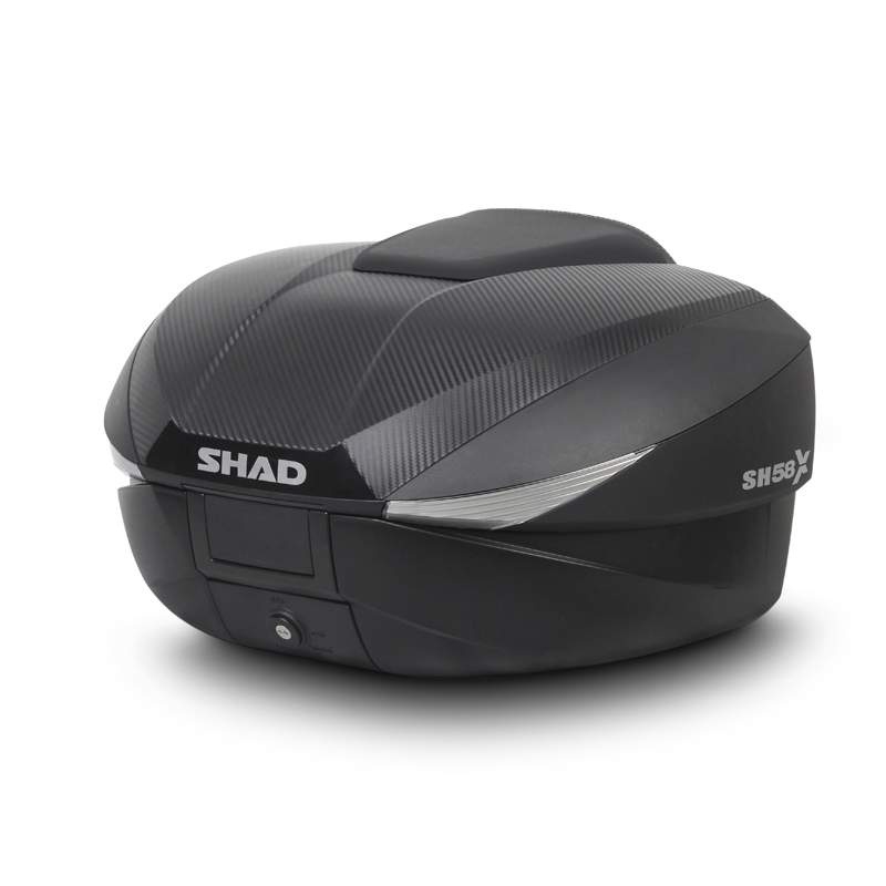 Top case SHAD SH58X Carbon (expandable concept) with PREMIUM lock