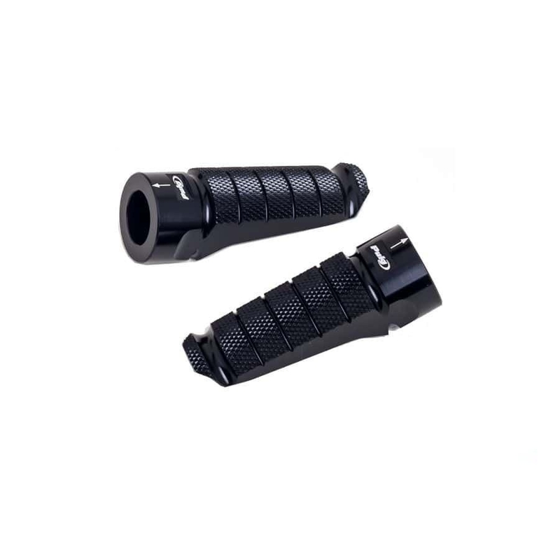 Footpegs without adapters PUIG RACING black