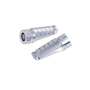 Footpegs without adapters PUIG RACING 6301P silver