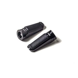 Footpegs without adapters PUIG SPORT 7318N black with rubber