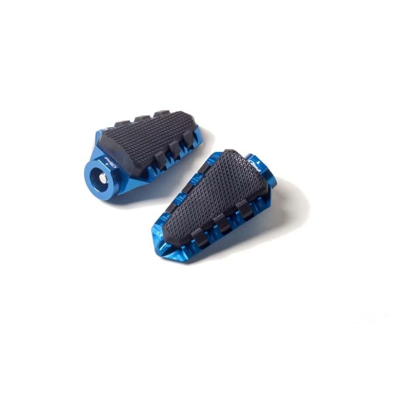 Footpegs without adapters PUIG TRAIL blue with rubber