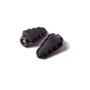 Footpegs without adapters PUIG TRAIL 7319N black with rubber