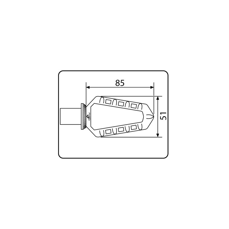 Footpegs without adapters PUIG TRAIL red with rubber