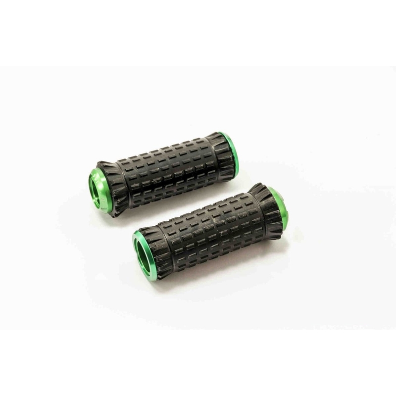 Footpegs without adapters PUIG R-FIGHTER S green