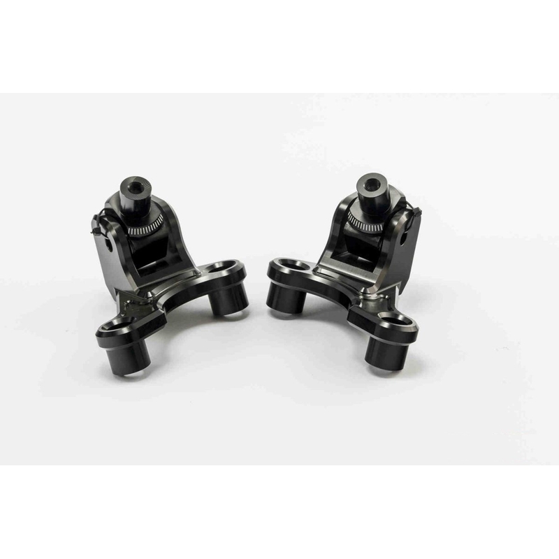 Footpeg adapters PUIG black