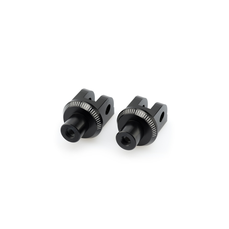 Footpeg adapters PUIG black