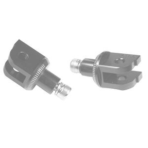 Footpeg adapters PUIG 6341N black