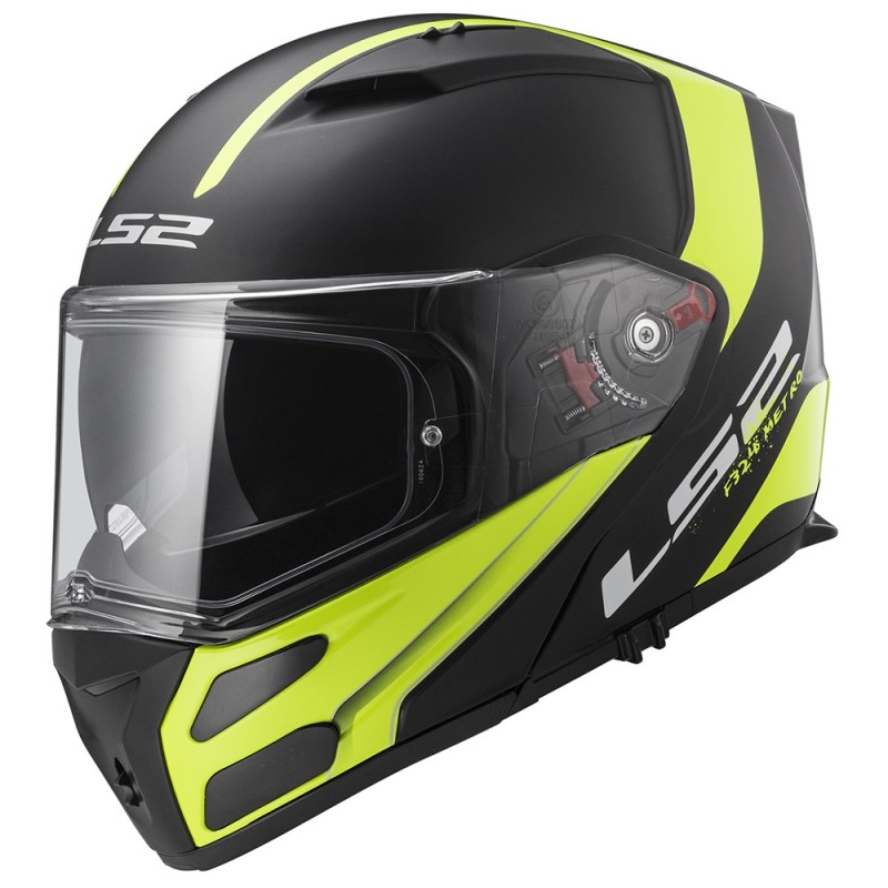 Kask szczękowy LS2 FF324 Metro Rapid czarno-żółty
