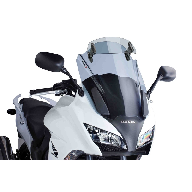 Windscreen PUIG TOURING WITH VISOR smoke for HONDA CBF 1000 2010-2016
