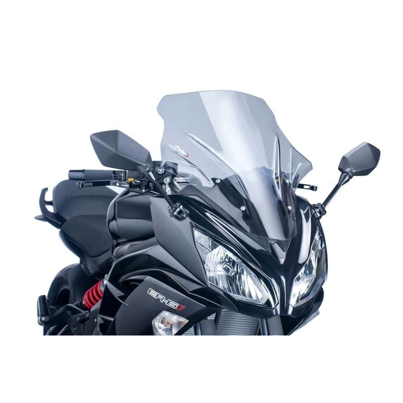 Windscreen PUIG TOURING smoke for KAWASAKI ER-6f 650 2012-2016