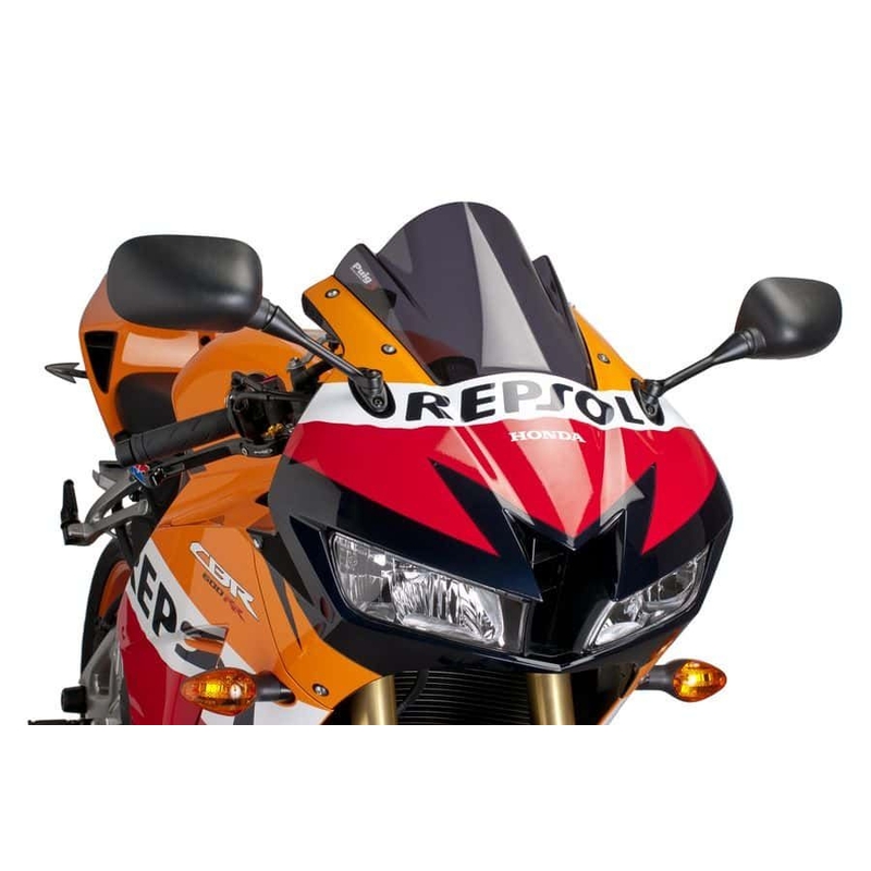 Windscreen PUIG RACING dark smoke for HONDA CBR 600 RR 2013-2016