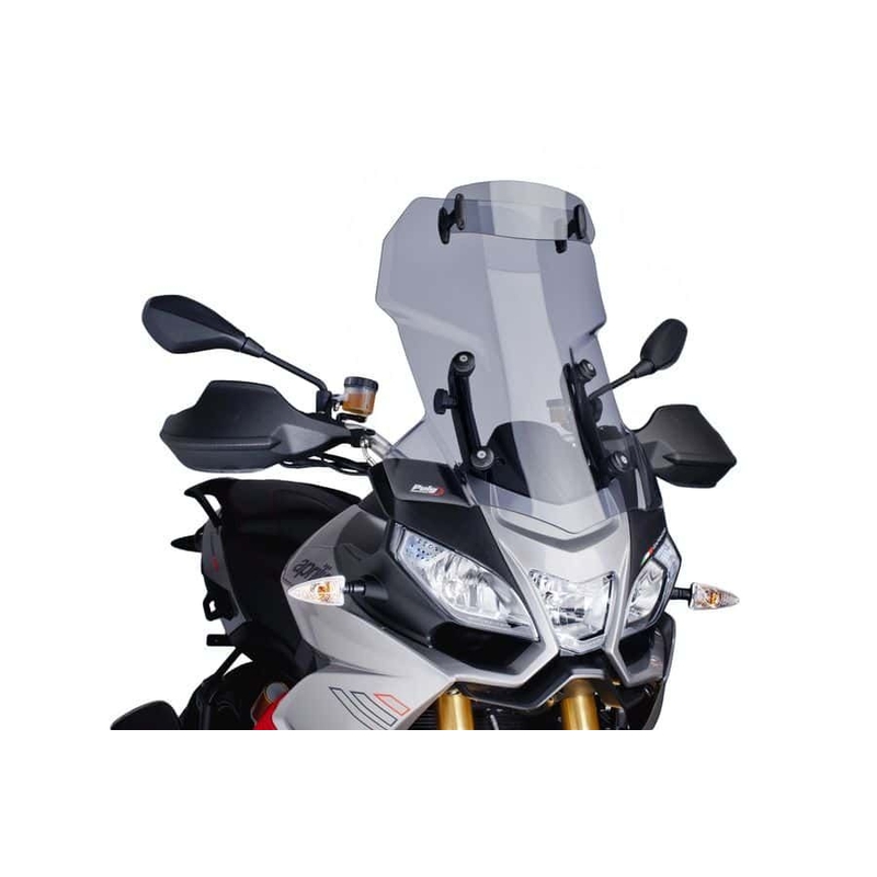 Windscreen PUIG TOURING WITH VISOR smoke for APRILIA Caponord 1200 2013-2016