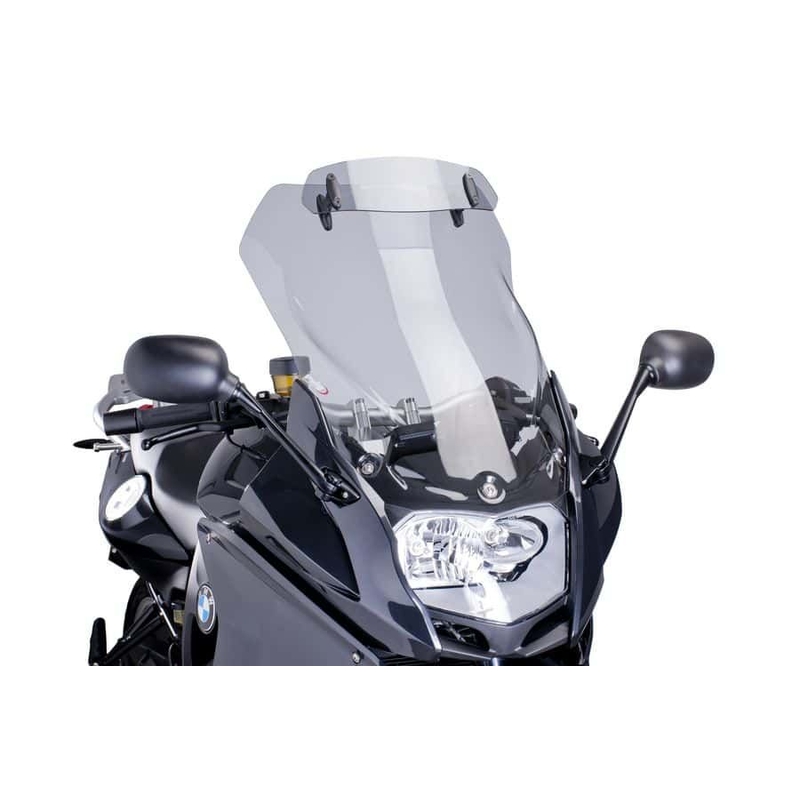 Windscreen PUIG TOURING WITH VISOR smoke for BMW F 800 GT 2013-2018