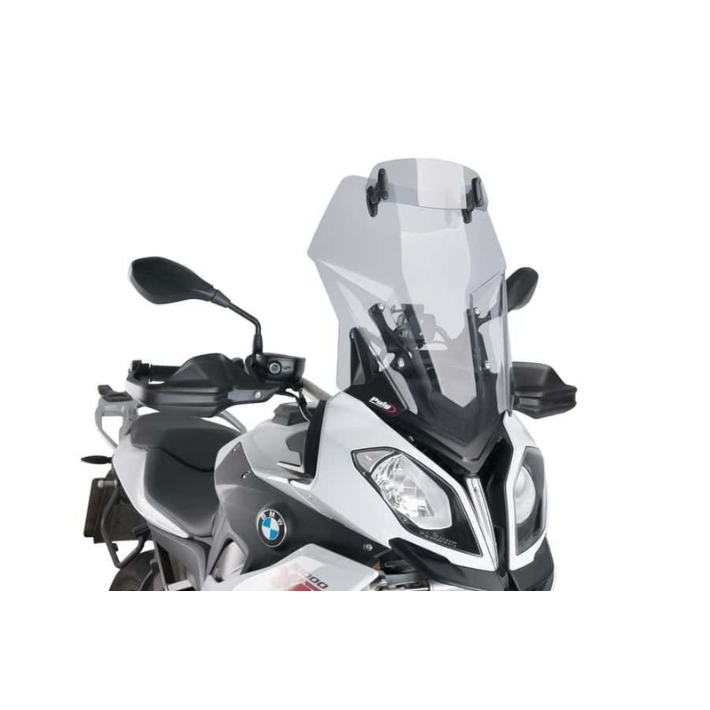 Windscreen PUIG TOURING WITH VISOR smoke for BMW S 1000 XR 2015-2019