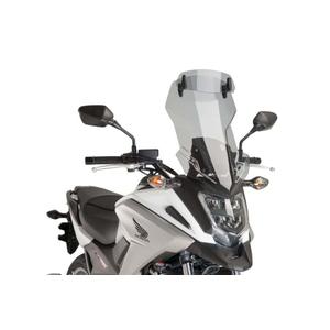 Windscreen PUIG TOURING WITH VISOR 8911H smoke