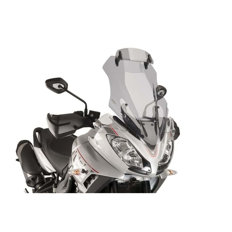Windscreen PUIG TOURING WITH VISOR smoke for TRIUMPH Tiger 1050 Sport 2016-2019