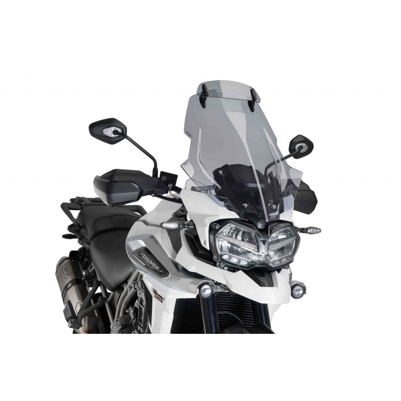 Windscreen PUIG TOURING WITH VISOR smoke for TRIUMPH Tiger 1200 Explorer / GT Explorer 2018-2019