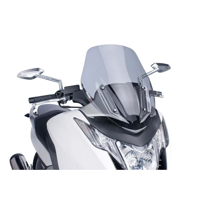 Windshield PUIG V-TECH LINE SPORT smoke for HONDA NC 700 D Integra 2012-2013, HONDA NC 750 D Integra 2014-2019