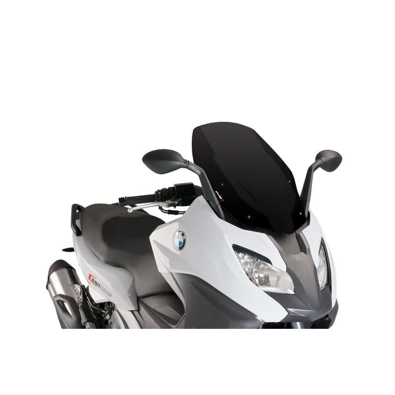 Windshield PUIG V-TECH LINE SPORT black