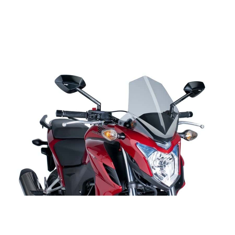 Windshield PUIG NEW GEN. SPORT smoke for HONDA CB 500 F 2013-2015