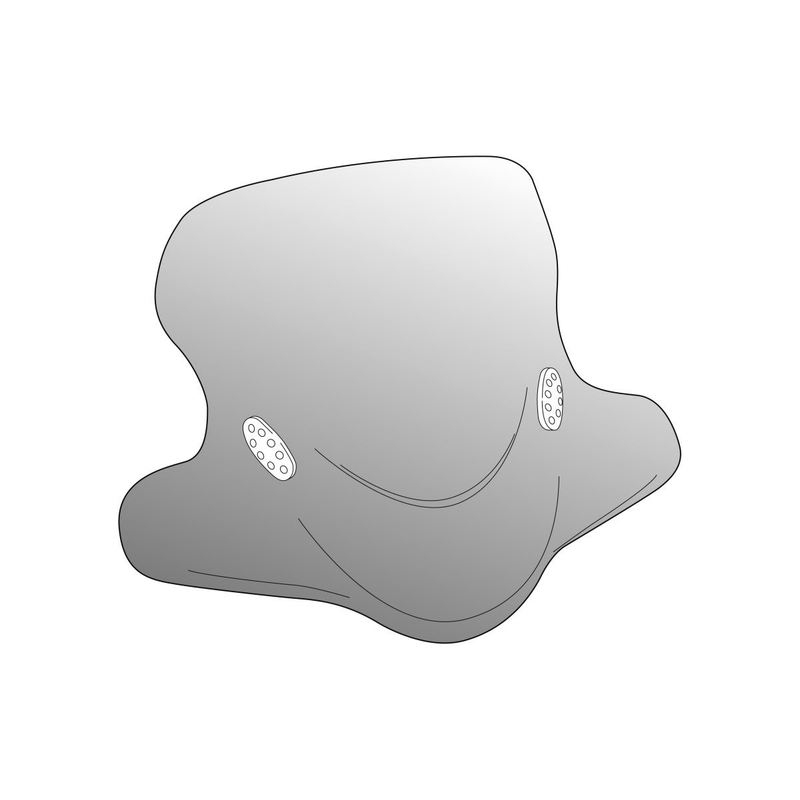 Windshield PUIG CITY TOURING smoke universal
