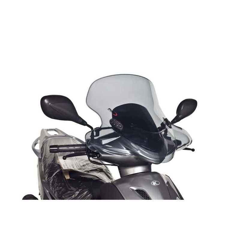 Windshield PUIG CITY TOURING smoke for KYMCO Agility 50 City 4T (R16) 2011-2019, KYMCO Agility 125 City (R16) 2011-2019