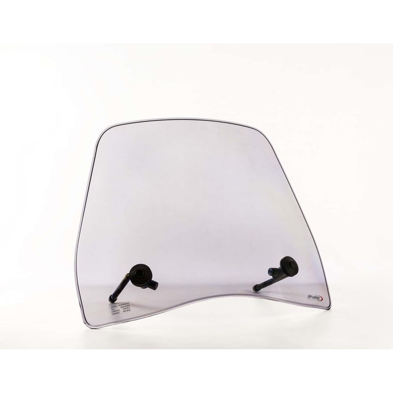 Windshield PUIG TRAFIC smoke for YAMAHA D'elight 125 2014-2016, YAMAHA XC 115 S D'elight 2014-2016