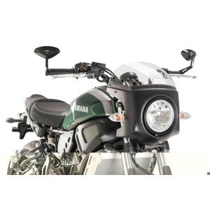 Windshield PUIG SEMI-FAIRING 8933W matt black transparent