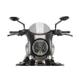 Windshield PUIG SEMI-FAIRING 9253H matt black smoke