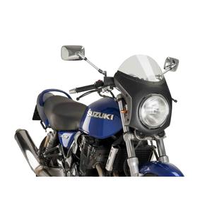 Windshield universal PUIG SEMI-FAIRING 9515H carbon look smoke