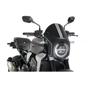 Windshield PUIG SEMI-FAIRING 3133N matt black black