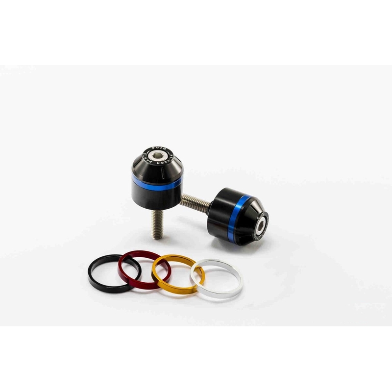 Bar ends PUIG SHORT WITH RING colour rings included for YAMAHA MT-09 Tracer / Tracer 900 2015-2017