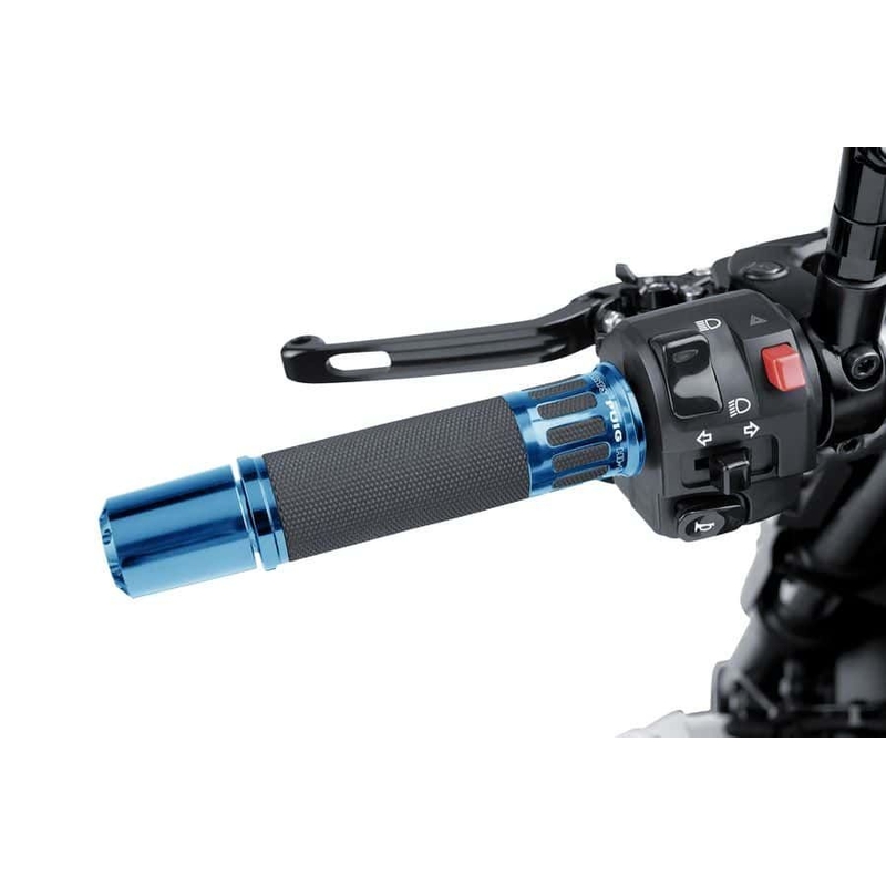 Grips PUIG RACING blue 119mm