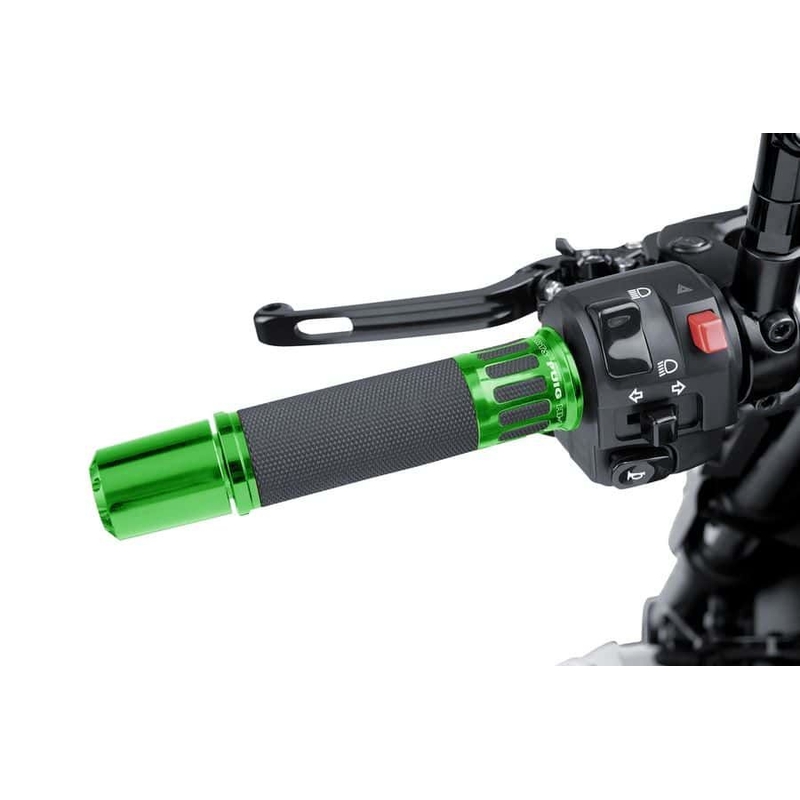 Grips PUIG RACING green 119mm