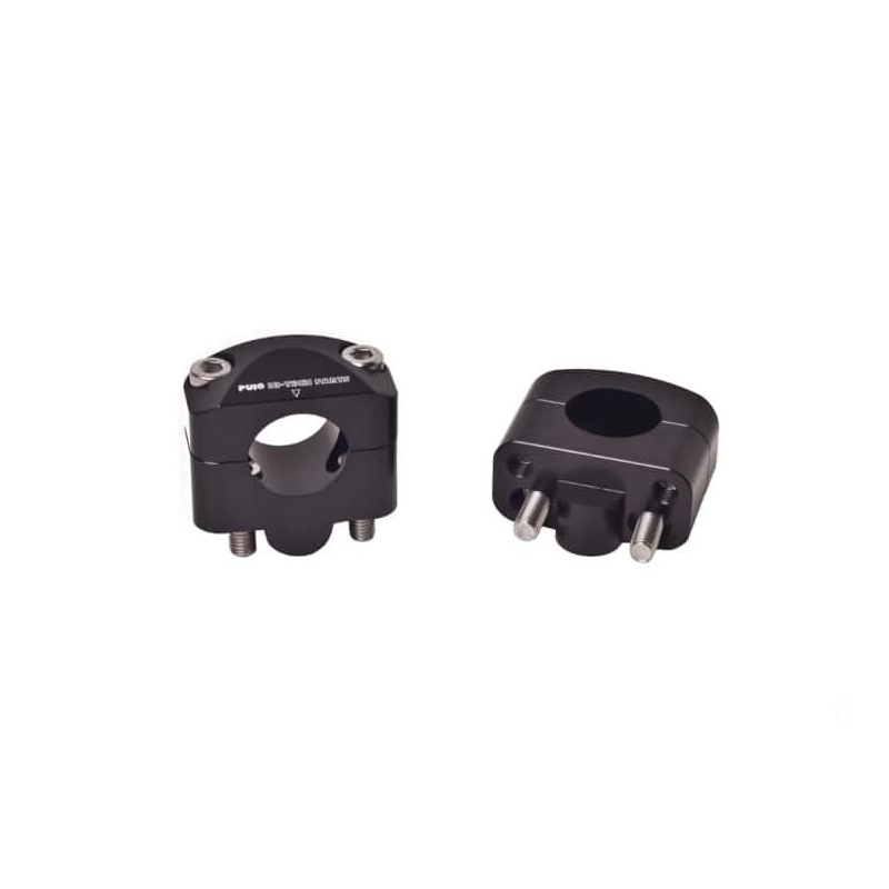 Handlebar adaptor PUIG black from 22mm to 29mm