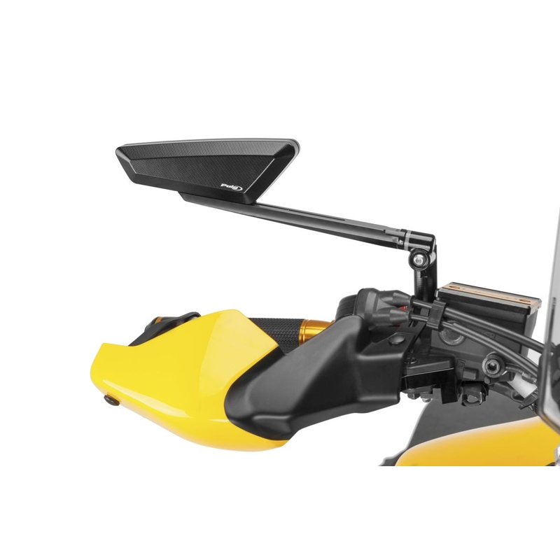 Rear view mirror PUIG HYPERNAKED black right (including adapter kit)