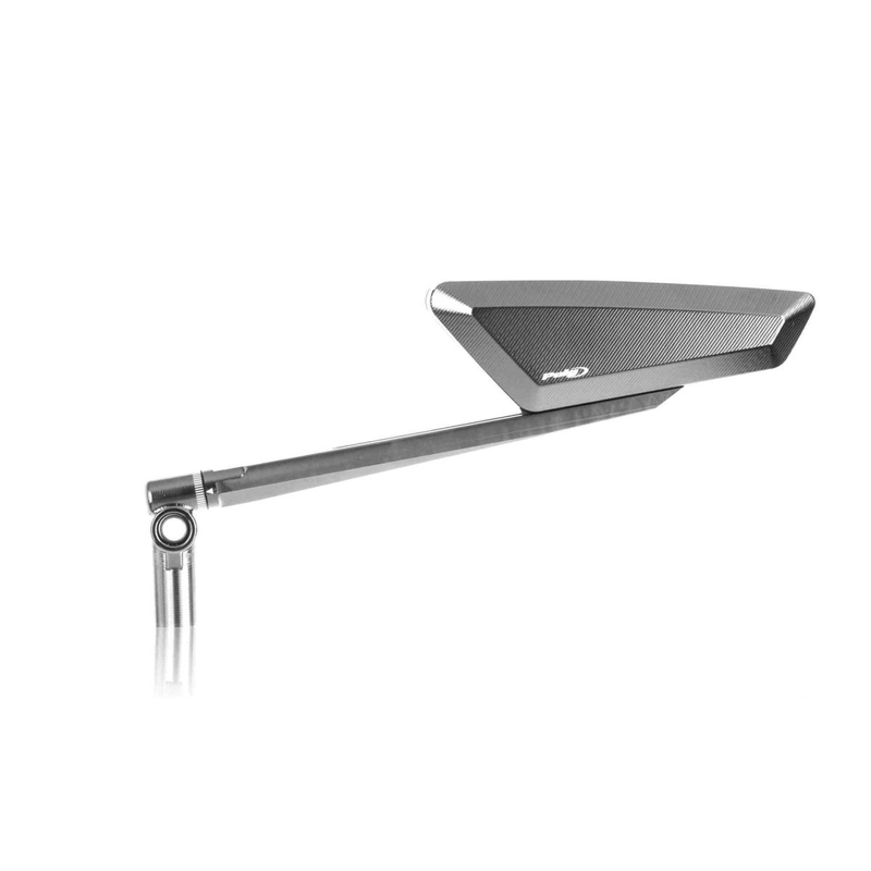 Rear view mirror PUIG HYPERNAKED anodized aluminium left