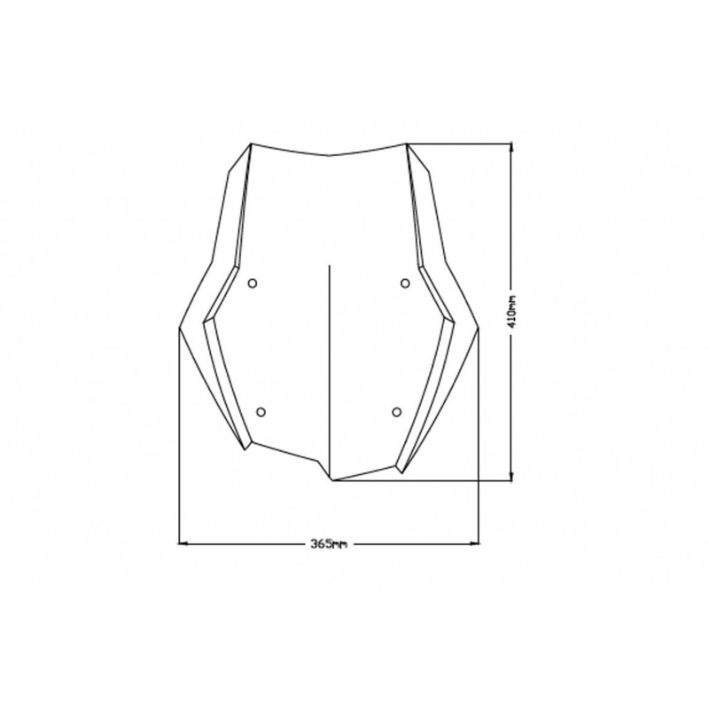 Windscreen PUIG TOURING clear