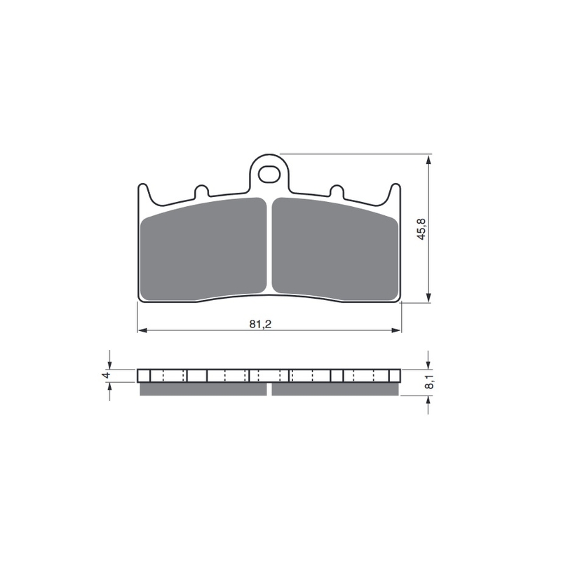 Brake pads GOLDFREN S3