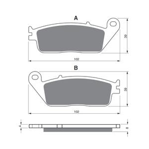 Brake pads GOLDFREN 022 S33 OFF-ROAD