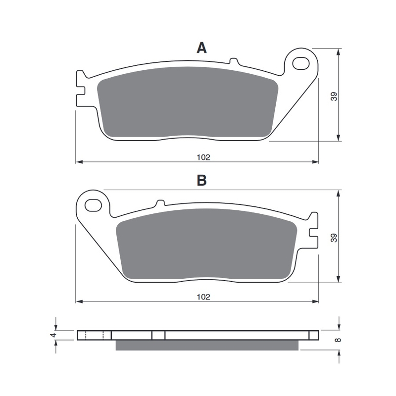 Brake pads GOLDFREN S33 OFF-ROAD wyprzedaż
