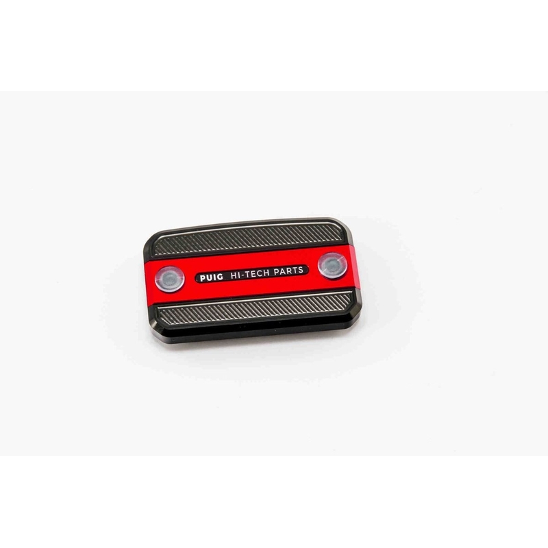 Clutch tank cover PUIG red