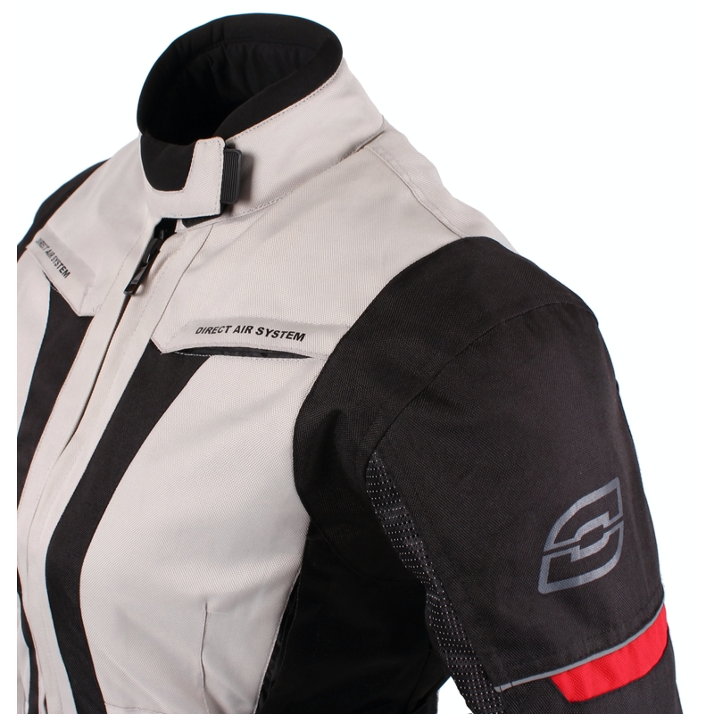 Damska kurtka motocyklowa Ozone Madame szaro/czarna wyprzedaż