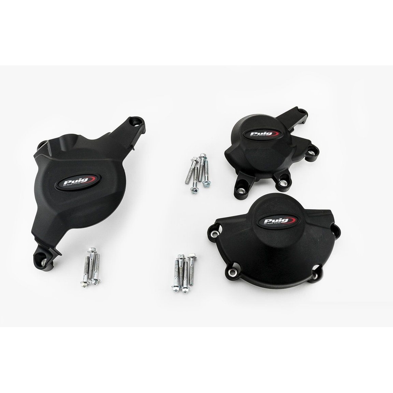  Engine protective covers PUIG black included right, left and alternator caps
