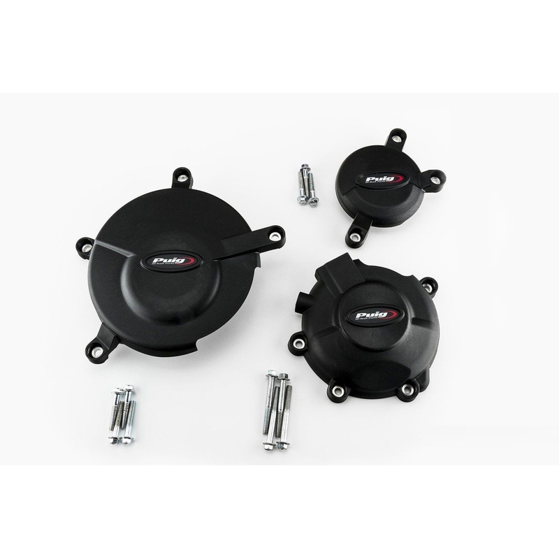  Engine protective covers PUIG black included right, left and alternator caps