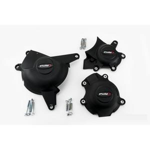  Engine protective covers PUIG 20126N black included right, left and alternator caps